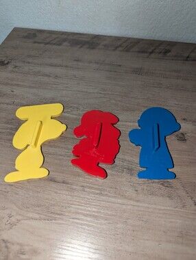 Vintage Peanuts Cookie Cutters Set of 3 Snoopy Charlie Brown Lucy